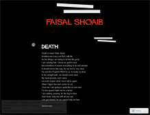 Tablet Screenshot of faisals.wordpress.com