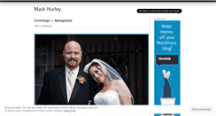 Desktop Screenshot of markhurley.wordpress.com