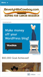 Mobile Screenshot of beverlyhillscowboy.wordpress.com