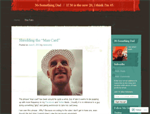 Tablet Screenshot of 30somethingdad.wordpress.com