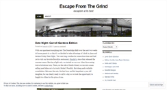 Desktop Screenshot of escapefromthegrind.wordpress.com