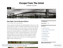 Tablet Screenshot of escapefromthegrind.wordpress.com