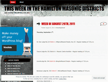 Tablet Screenshot of hamiltonmasonsb.wordpress.com