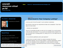 Tablet Screenshot of emeraldresources.wordpress.com