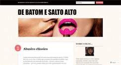 Desktop Screenshot of batomesalto.wordpress.com