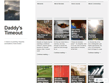 Tablet Screenshot of daddystimeout.wordpress.com