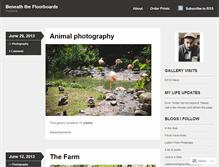 Tablet Screenshot of beneaththefloorboards.wordpress.com