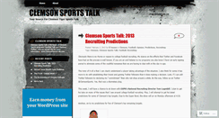 Desktop Screenshot of clemsonpodcasts.wordpress.com