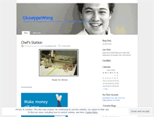 Tablet Screenshot of giuseppewong.wordpress.com