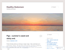 Tablet Screenshot of healthyhedonism.wordpress.com