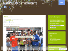 Tablet Screenshot of mshollandsthoughts.wordpress.com