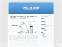 Tablet Screenshot of ottlitebulbs.wordpress.com