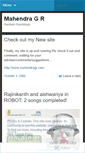Mobile Screenshot of mahendragr.wordpress.com