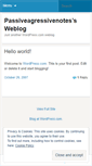 Mobile Screenshot of passiveagressivenotes.wordpress.com