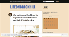 Desktop Screenshot of lifeonbreckhill.wordpress.com