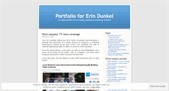 Desktop Screenshot of erindunkel.wordpress.com