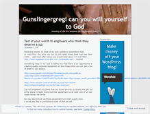 Tablet Screenshot of gunslingergregi.wordpress.com