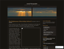 Tablet Screenshot of casualtheographic.wordpress.com