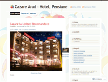 Tablet Screenshot of cazareinarad.wordpress.com