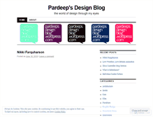 Tablet Screenshot of pardeepsdesignblog.wordpress.com