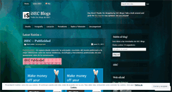 Desktop Screenshot of isecblogs.wordpress.com