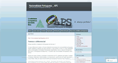 Desktop Screenshot of nacionalidadeportuguesa.wordpress.com