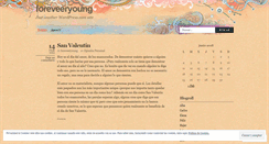 Desktop Screenshot of foreveeryoung.wordpress.com