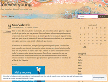 Tablet Screenshot of foreveeryoung.wordpress.com