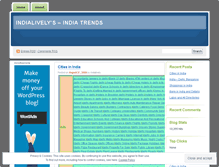 Tablet Screenshot of indialively.wordpress.com