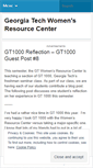 Mobile Screenshot of gatechwrcblog.wordpress.com