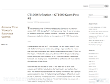 Tablet Screenshot of gatechwrcblog.wordpress.com
