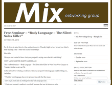 Tablet Screenshot of mixraleigh.wordpress.com