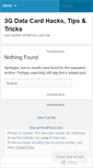 Mobile Screenshot of 3gdatacard.wordpress.com