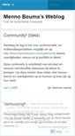 Mobile Screenshot of mennobouma.wordpress.com
