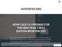 Tablet Screenshot of jayportercca.wordpress.com