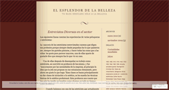 Desktop Screenshot of esplendorbelleza.wordpress.com