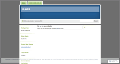 Desktop Screenshot of isweb.wordpress.com