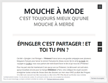 Tablet Screenshot of moucheamode.wordpress.com