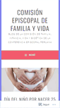 Mobile Screenshot of cepcomisiondefamiliainfanciayvida.wordpress.com