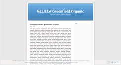Desktop Screenshot of melileagreenfieldorganic.wordpress.com