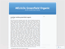 Tablet Screenshot of melileagreenfieldorganic.wordpress.com