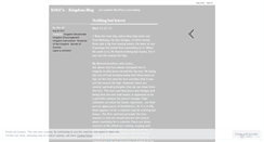 Desktop Screenshot of kingdomofgodcenter.wordpress.com