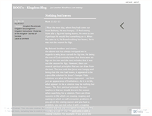 Tablet Screenshot of kingdomofgodcenter.wordpress.com