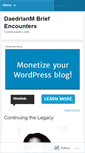 Mobile Screenshot of daedrianm.wordpress.com