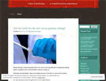 Tablet Screenshot of gatescambridge.wordpress.com