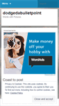 Mobile Screenshot of dodgedabulletpoint.wordpress.com