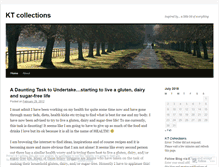 Tablet Screenshot of ktcollections.wordpress.com