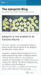 Mobile Screenshot of ezeeprint.wordpress.com