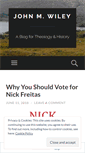 Mobile Screenshot of johnmichaelwiley.wordpress.com