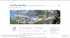 Desktop Screenshot of eachdaygodsway.wordpress.com